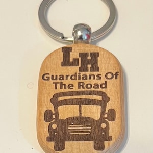 Personalized School Bus Driver Keychains