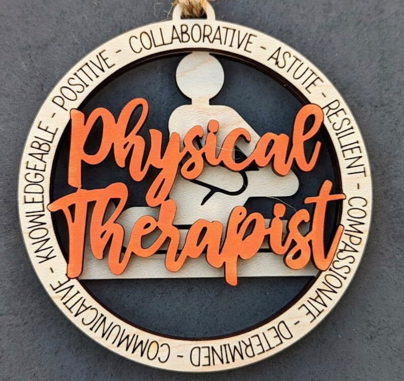 Physical Therapist Christmas Ornament Etsy