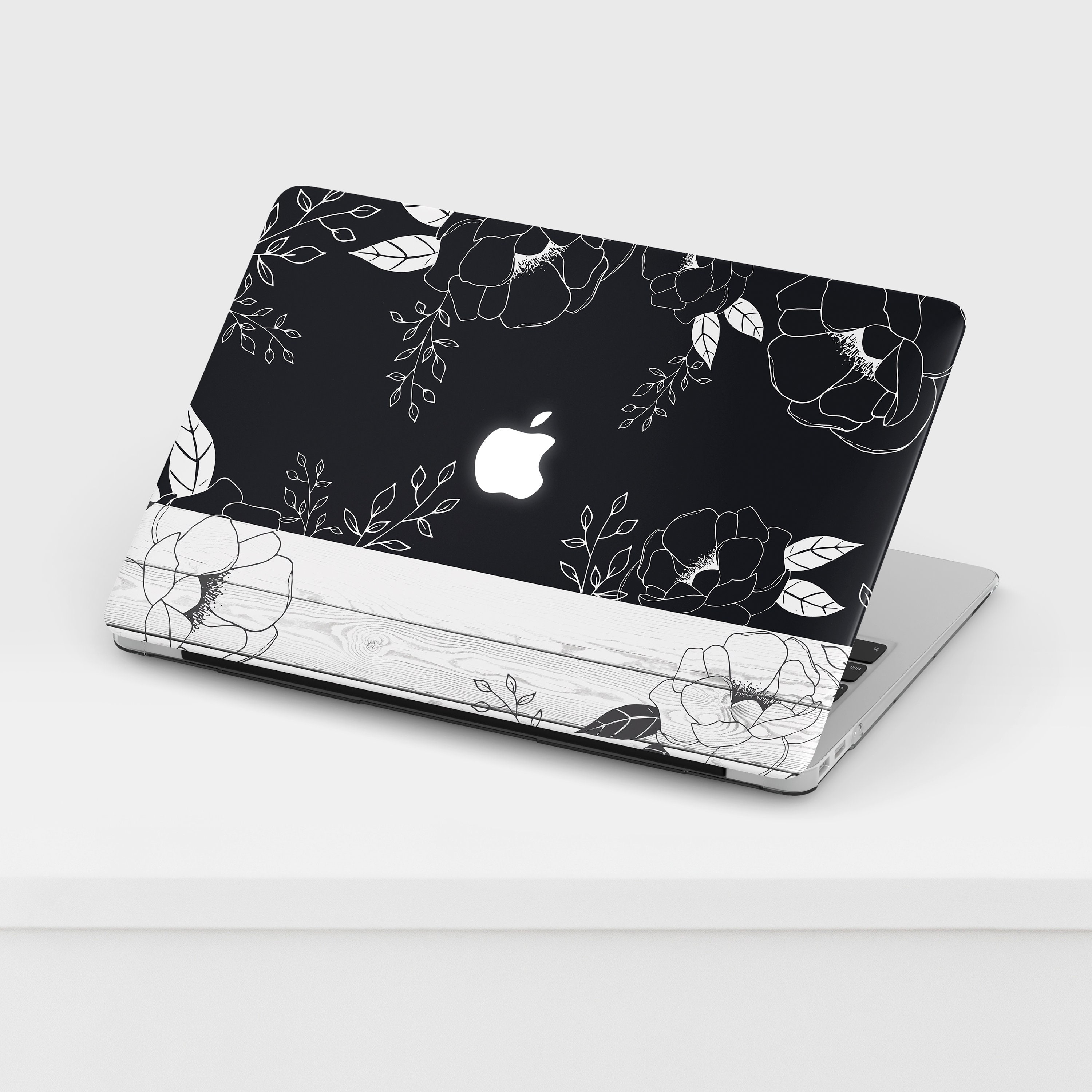Macbook Air 13 Case Flower Macbook Pro 13 Case Wooden Macbook Etsy