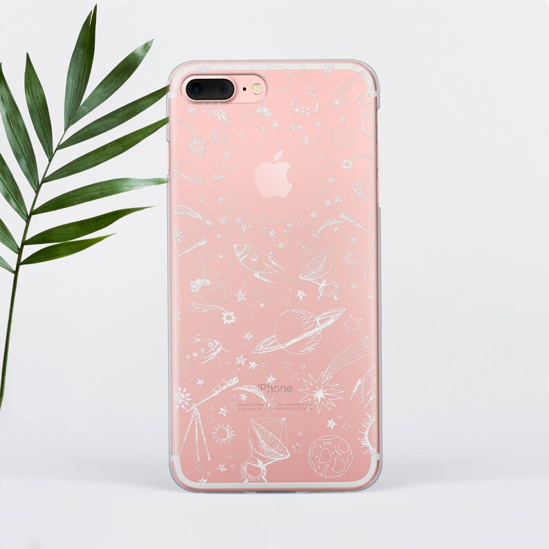 Clear Iphone 7 Case for Iphone 8 Space Iphone 8 Plus Iphone X Etsy