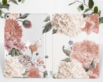Flowers iPad Pro 9.7 Case Florals iPad Air Case Gift For Her iPad 10.5 Case 12.9 iPad with smartcover iPad Air 2 Case iPad Pro Case 3