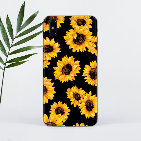 coque iphone xr tournesol