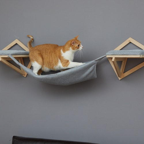 Modern Cat Furniture Cat Wall Selves Unique Cat Bed New Cat Etsy UK
