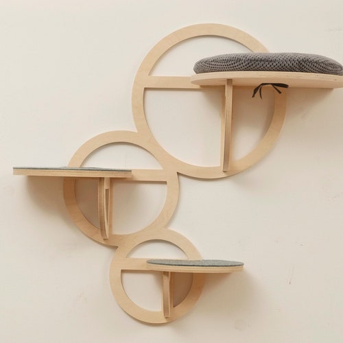 decorative cat shelves