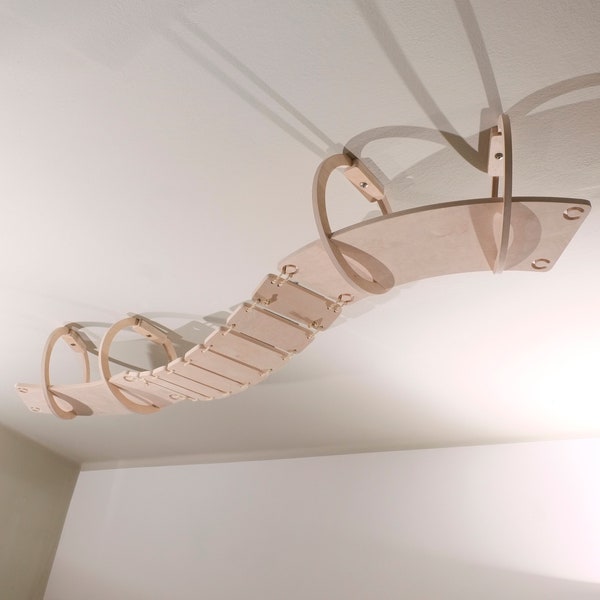 Kattenplanken multiplex plafond: klimplafondmeubelset
