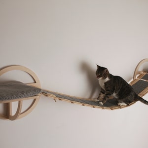 Bubble bridge, Cat shelves, Cat climbing wall, Cat bridge, Cat furniture, Cat lover gift, katzenmbel, kletterwand katze, Modern cat wall