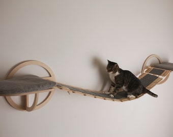 Bubble bridge / Cat shelves / Cat climbing wall / Cat toys / Cat accessories / Cat furnitures / Cat lover gift/katzenmbel/kletterwand katze