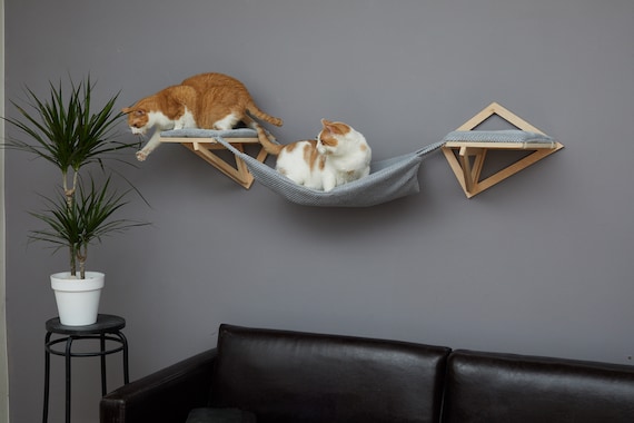Hamaca de pared para gatos – Pulguitas.Pet