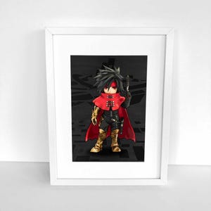 A4 Digital Print, Final Fantasy, Vincent, Fanatic Fantasy, FF7, FFVII, squareenix, finalfantasyvii, ffvii, fanaticfantasy, anime, fanart