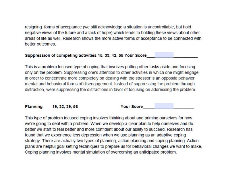 COPE Inventory Guide Sheet - Etsy