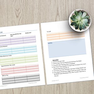 Task Priority List, Organization, Planner, Journaling