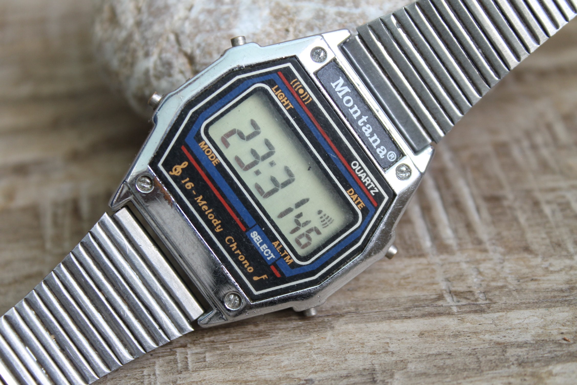 Vintage USA Watch Montana Digital Men's Watch MONTANA , Old