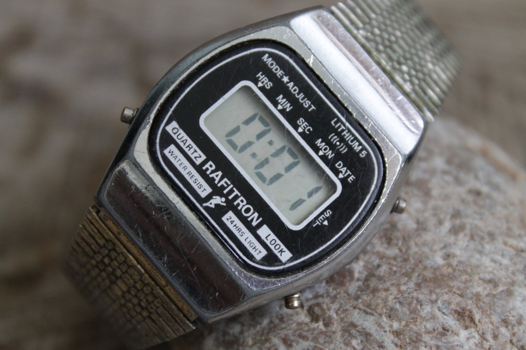 Vintage Digitale Herren Armbanduhren 