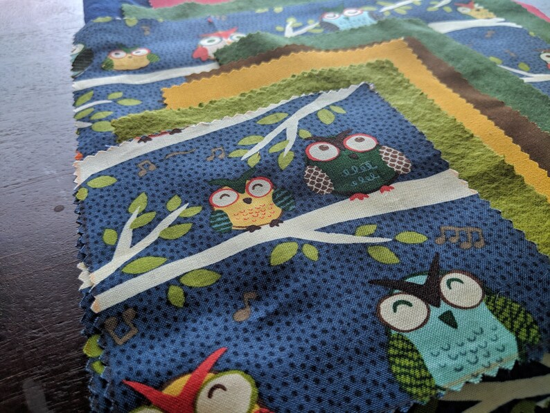 Fabric Bundle Owls