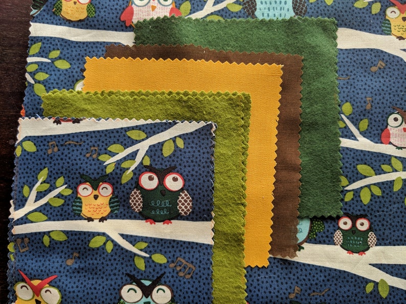 Fabric Bundle Owls