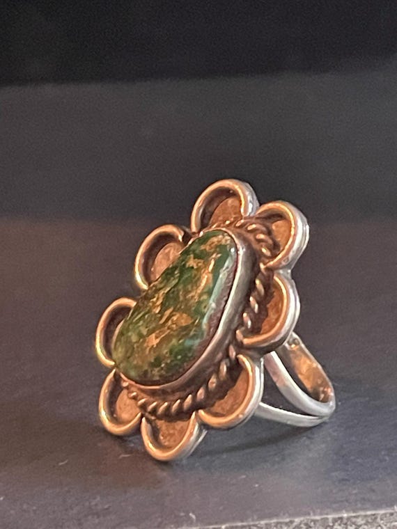 Statement ring,Vintage ring " Southwest Navajo Gr… - image 3