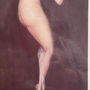 Vintage Louis Icart &quot;Illusion&quot; Framed Print: 18&quot;x12&quot; Art Deco Decor