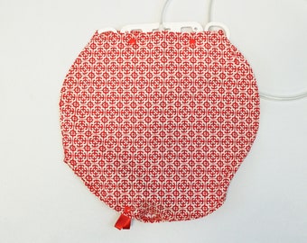 Drenaje de orina con cubierta para bolsa de catéter Bardia roja y blanca de 4000 ml