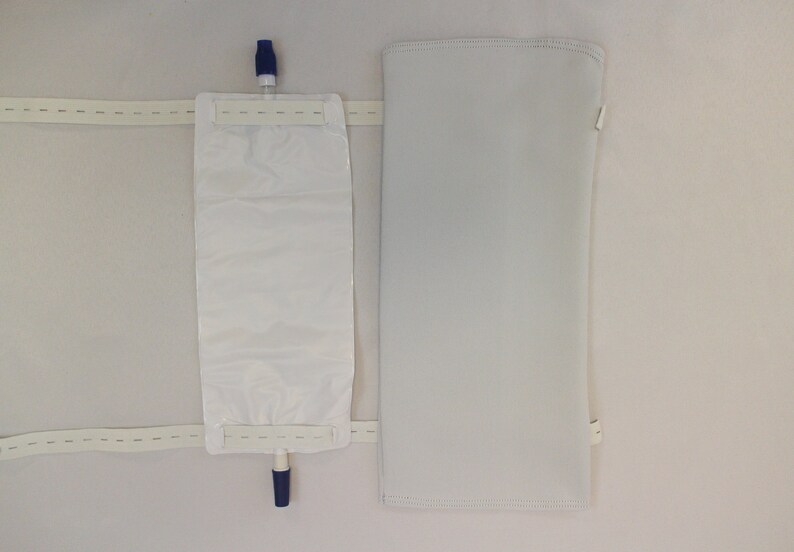 Large White Twill Catheter Leg Bag Cover Etsy