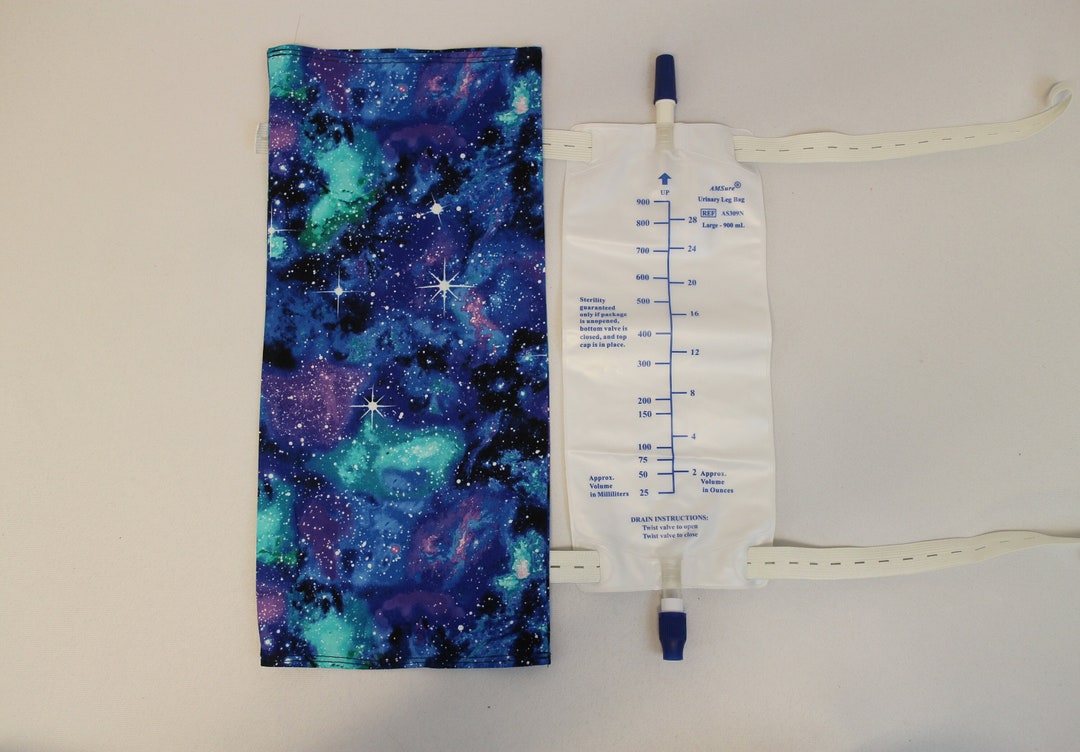 Large Galaxy Catheter Leg Bag Cover 28 to 32 Oz 900 to 1000 Ml Etsy