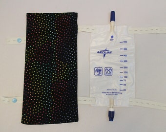 Rainbow Star 500mL - 600mL Medline Rusch Uro-Safe Catheter Leg Bag Cover Urine Drainage