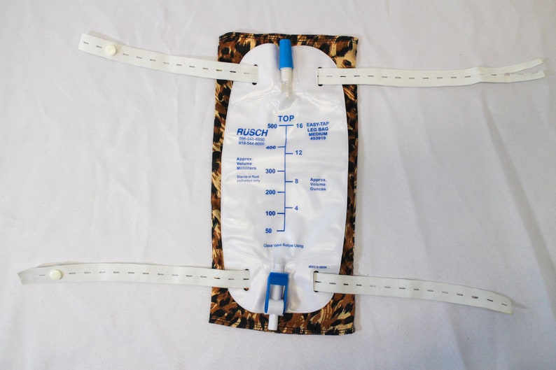 Cheetah Print Medline Catheter Leg Bag Cover 600mL Urine Etsy