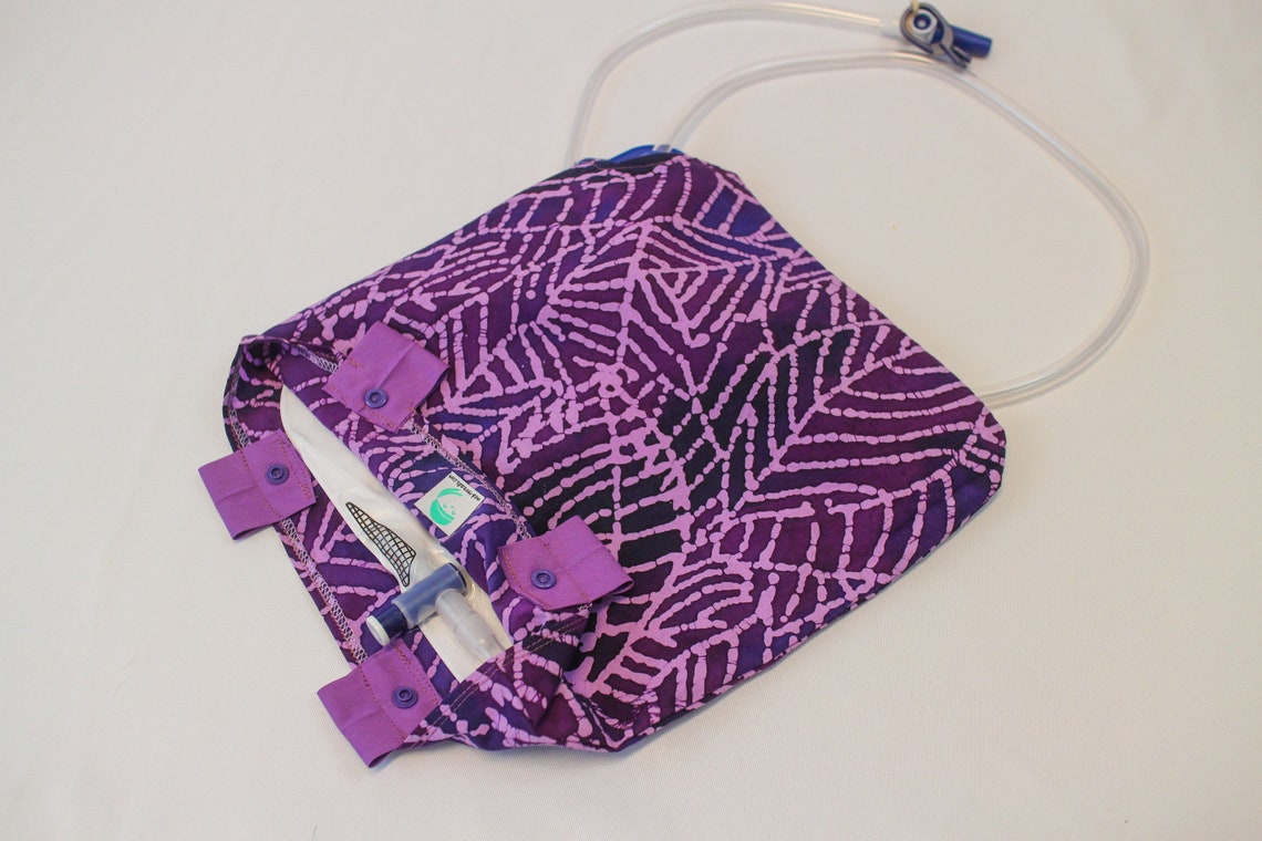 Purple Leaves Catheter Bag Cover 2000 mL Urine Drainage 10 par Etsy