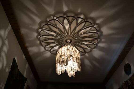 The Spiro Shadow Contemporary Ceiling Rose By Malcolm Lewis Designs Luxury Feature Piece That Makes A Bold Statement