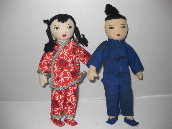 antique asian dolls