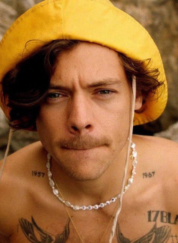 Harry Styles Necklace Letter Bead Necklace Eliou Golden Necklace Pearl Name Necklace Golden Necklace Beaded Necklace Pearl Choker