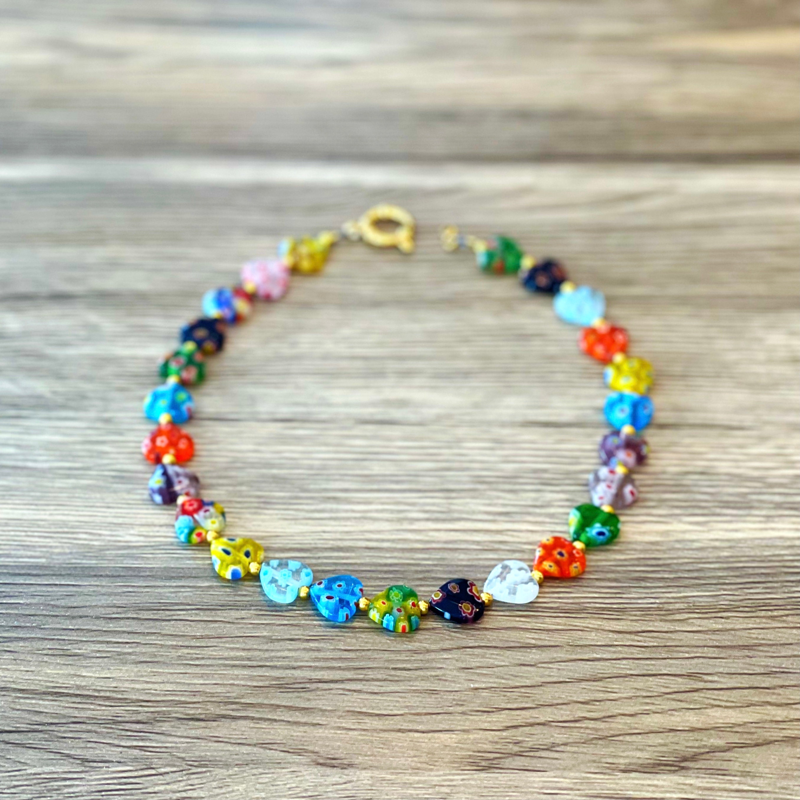 ●VVV● Glass Heart Mix Bead Necklace 24SSNK097MXF il_fullxfull.3636500808_244i.jpg