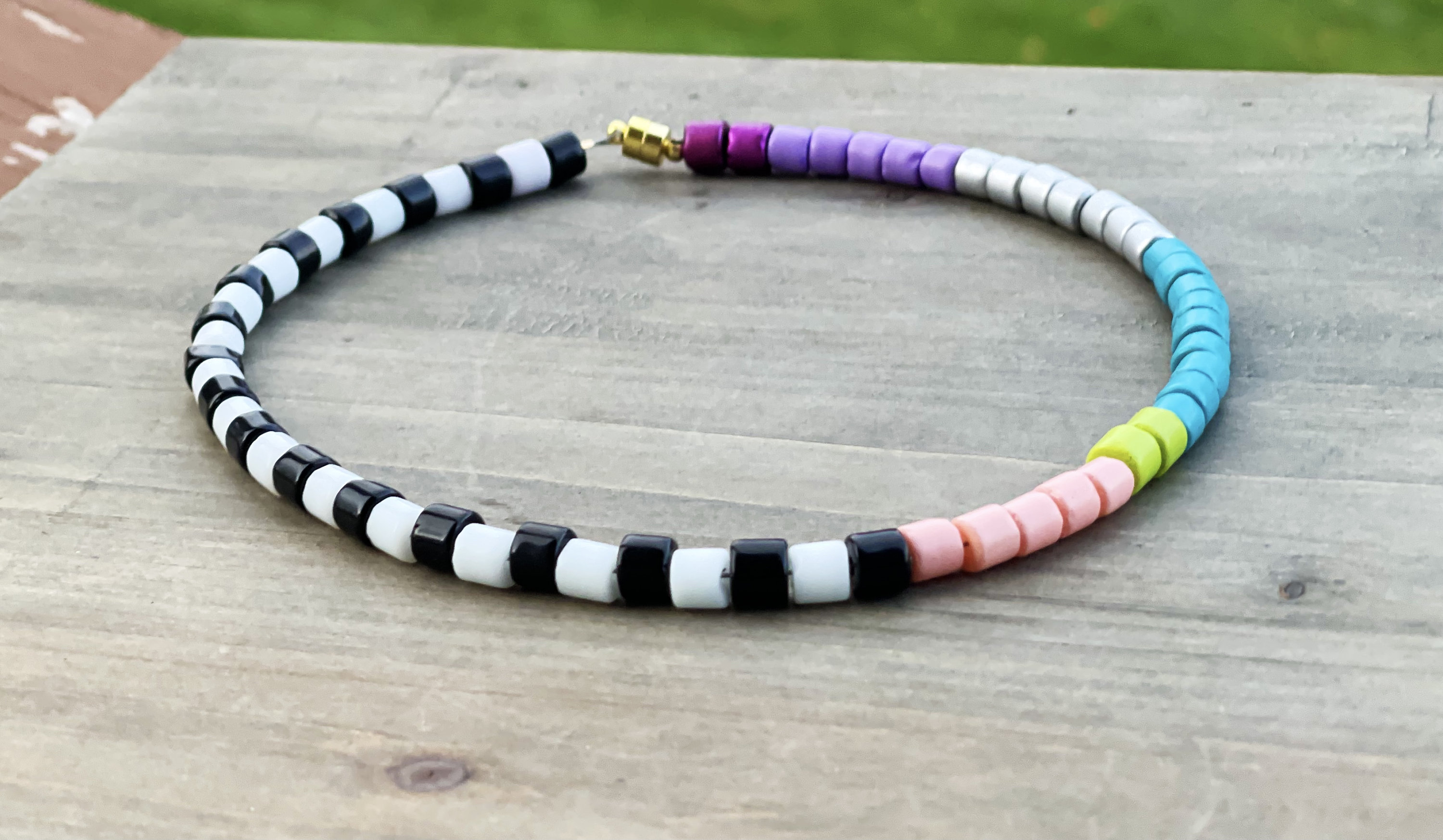 Forte Beads Necklace, Carolina Bucci Inspired, Big Pony Bead 