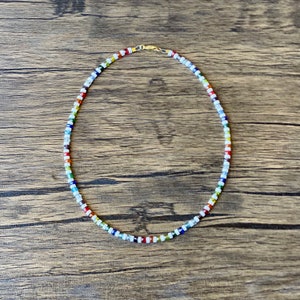 White Heishi Necklace, Surfer Necklace for men, Surfer Choker Necklace, Puka Shell Choker, Beaded Beach Necklace, Cool Boyfriend Gift Ideas