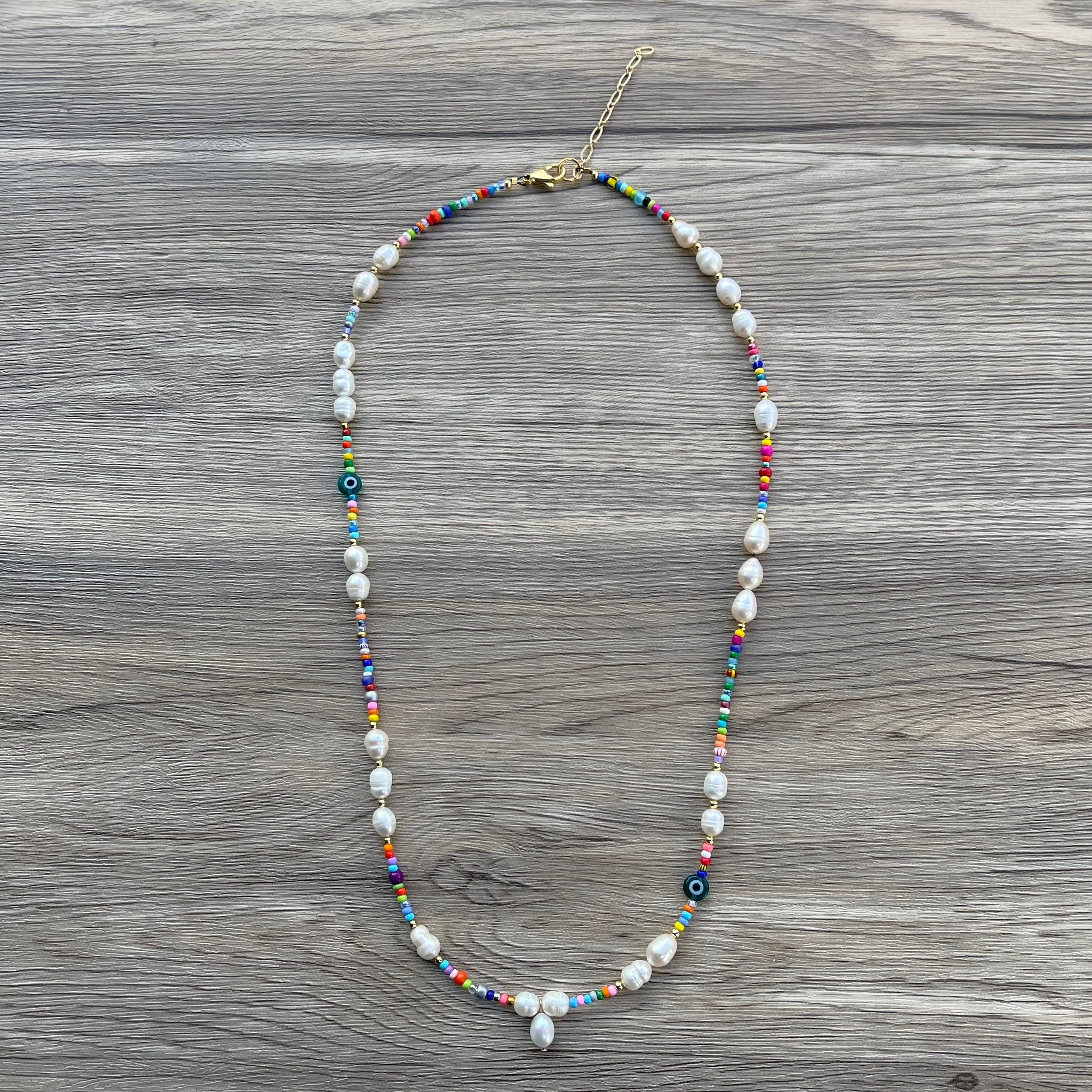 Sun Necklace Exaggerated Trendy Big Imitation Pearls Necklace For