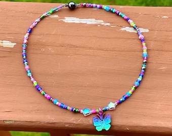 Little Girls Necklace, Girls Jewelry, Toddler gift ideas, Little Girl Gift, Charm Necklace, Butterfly Jewelry, Cute Necklace, GIFT FOR GIRLS