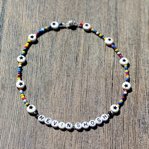 Little Boys Necklace, boys name necklace, beaded necklace for boys, toddler necklace, super hero necklace, cool boys gift, little boy gift