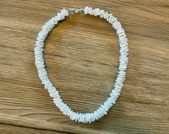 White Puka Shell Necklace