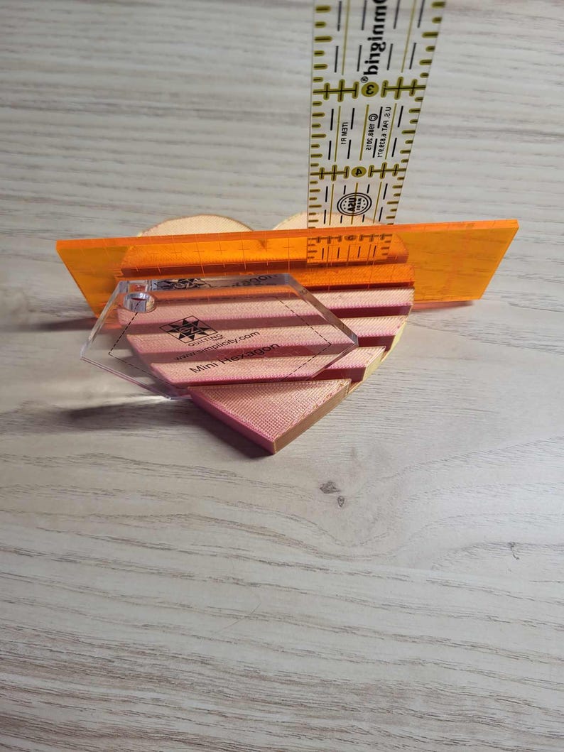 Heart Ruler Holder, Ruler Stand, Sewing Notions - Etsy