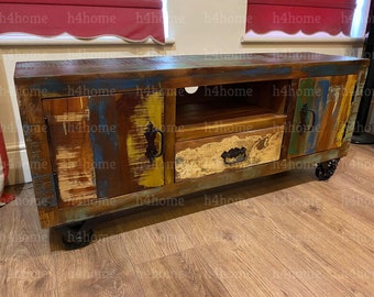 Industrial Tv Stand Etsy