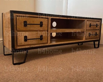 Floating Tv Stand Wall Mount Entertainment Center Curve 5 Etsy