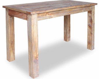 Amazon Com Luckyermore 5 Piece Dining Table Set Rustic Wooden