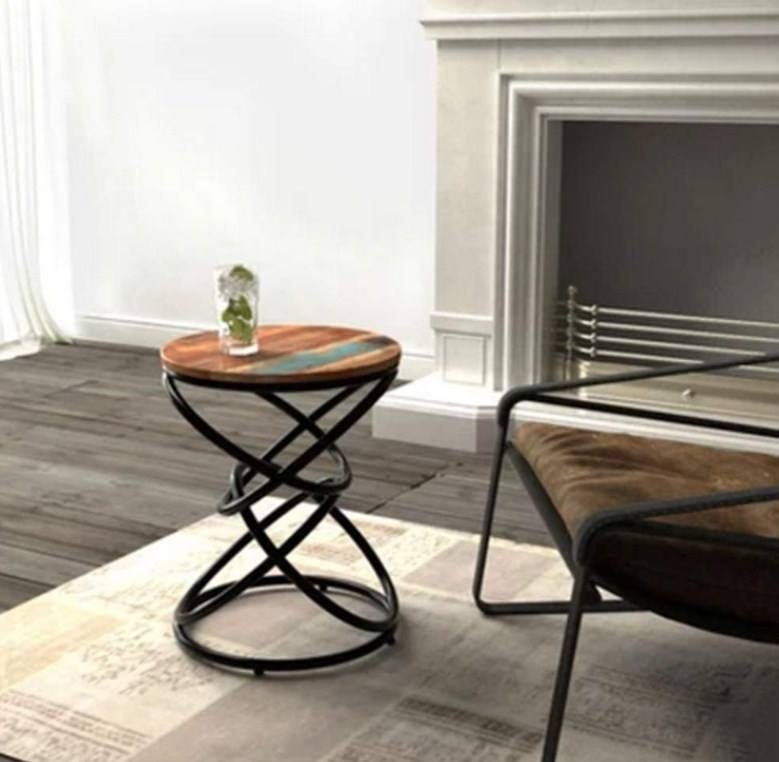 Vintage Industrial Side Table Antique Style Small Coffee Uk Vintage Industrial Side Table Antique, Industrial Metal Side Table Uk