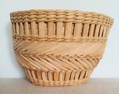 Wall Basket Wicker Wall Basket Planter Woven Planter Basket Water Hyacinth Basket Wall Planter Basket