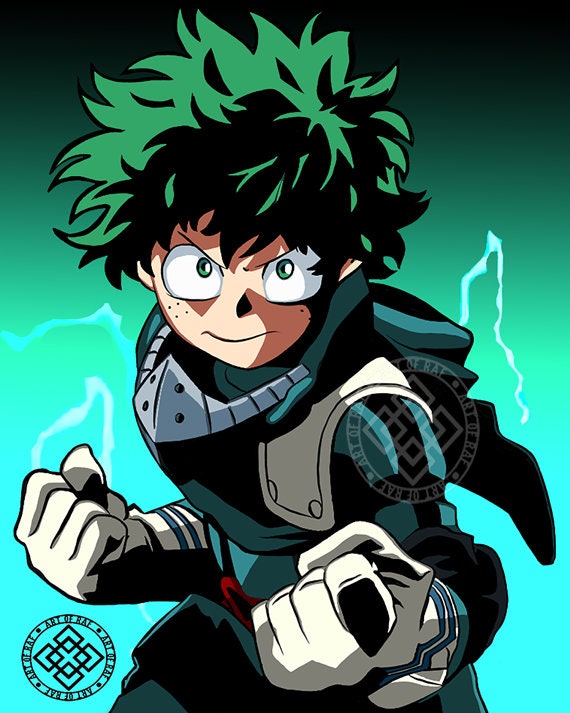 Izuku Midoriya Deku Poster This Poster is For Every Boku No | Etsy