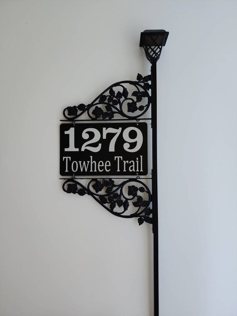 Driveway Marker Address Sign Reflective Address Sign for 911 Etsy