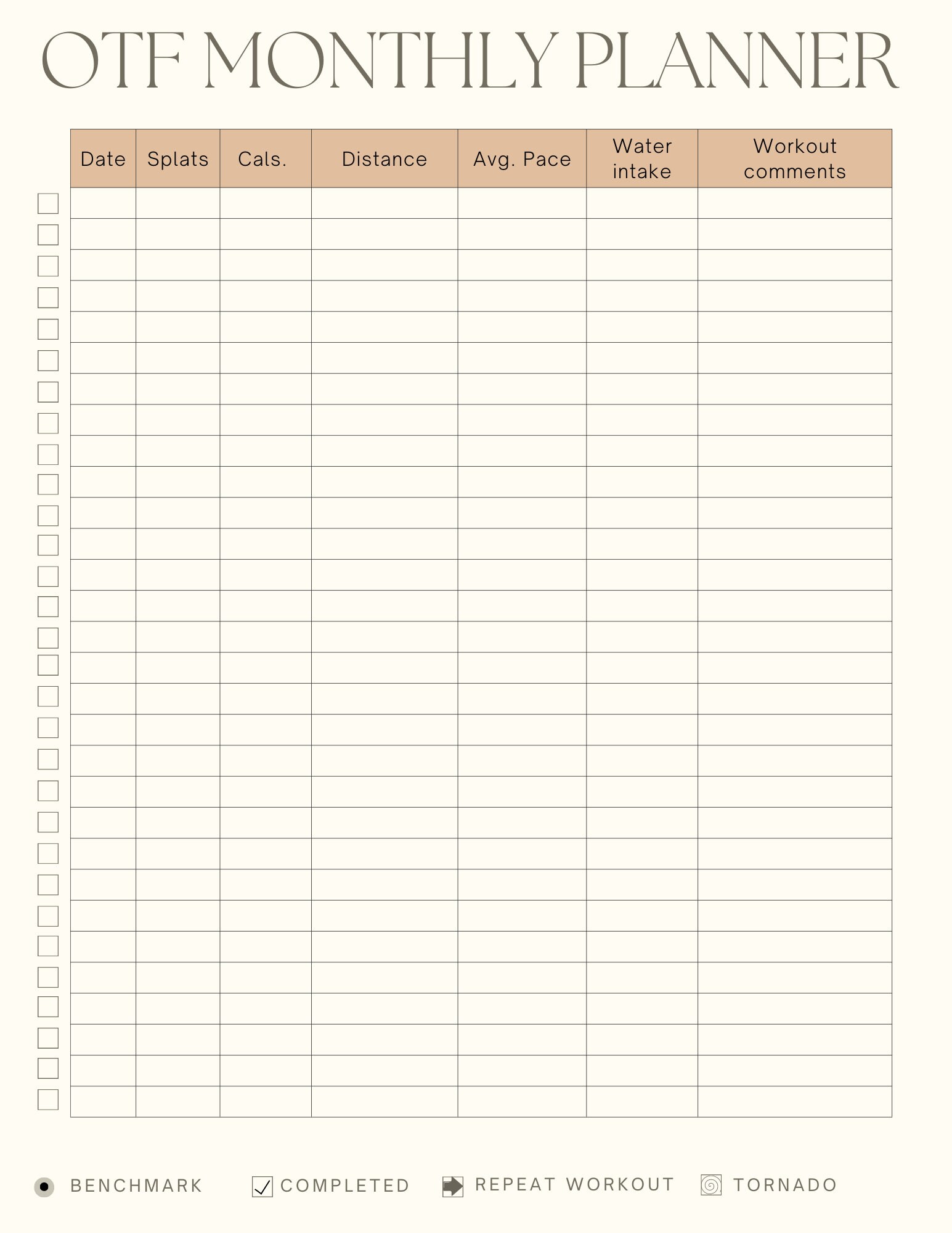 Orange Theory Monthly Membership - f0uae47