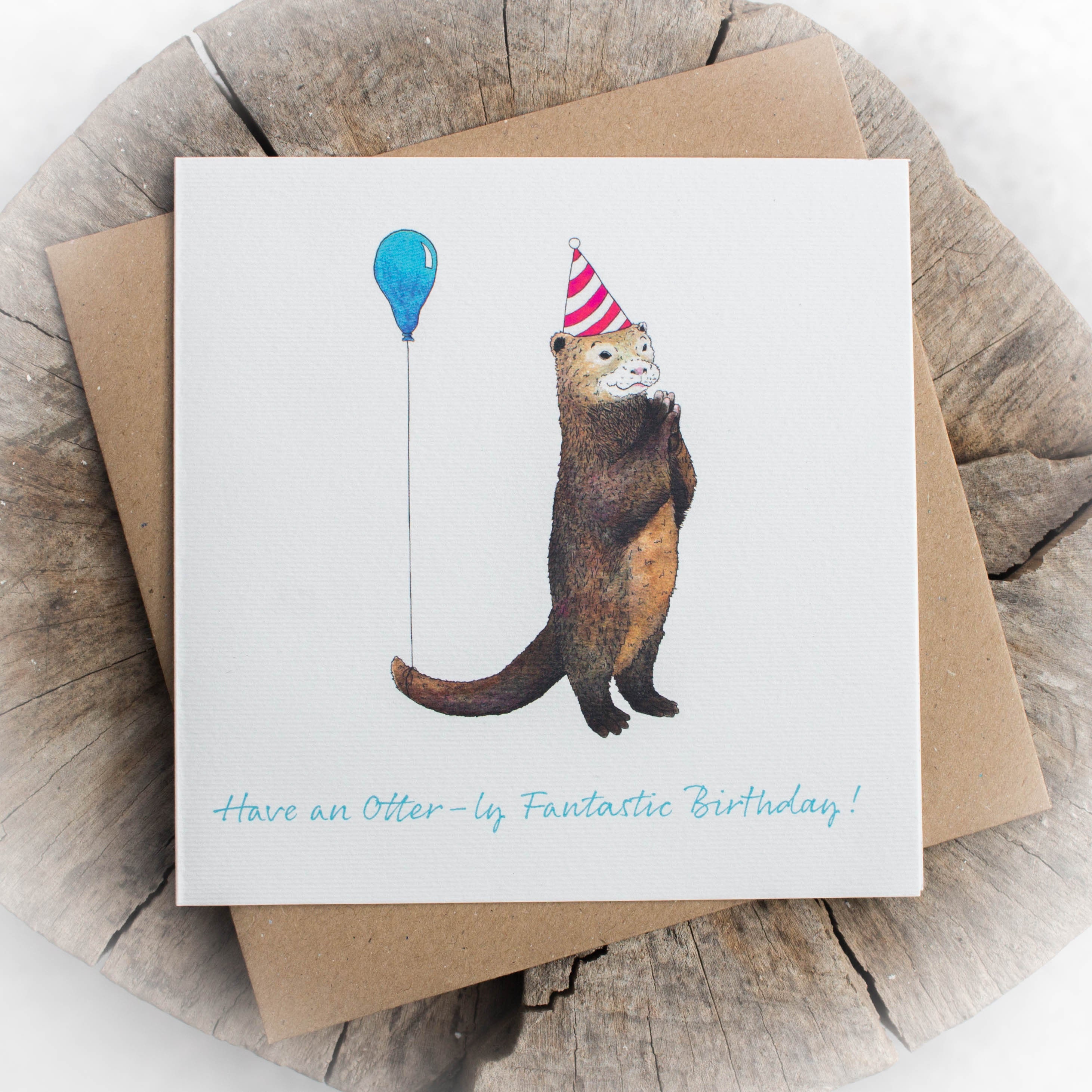 Have an Otter-ly Fantastic Birthday Card Otter Wildlife | Etsy