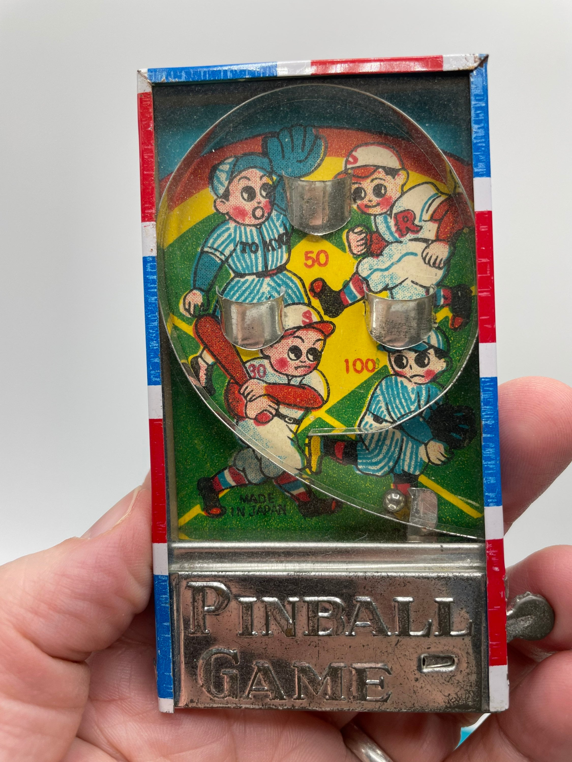 BIG！70s〜80sアメリカアンティーク陶器製バスケットボール少年置物USA