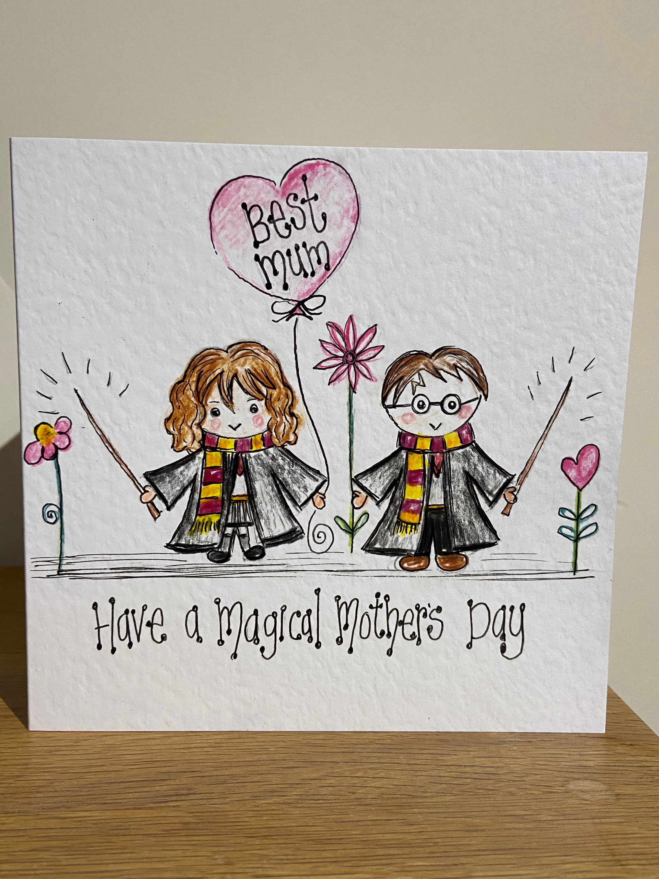 Personalised Harry Potter Hermione Birthday Card Daughter Granddaughter  Sister