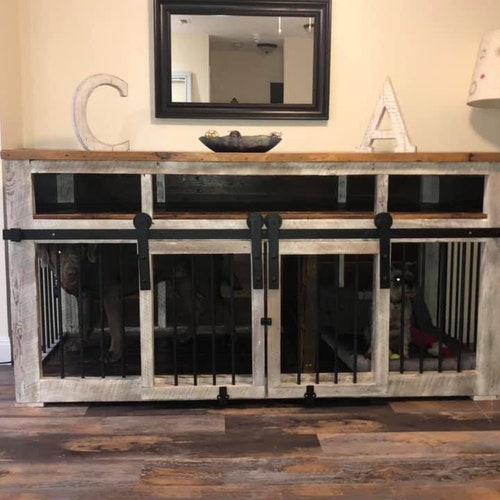 Antique Wood Dog Kennel Etsy